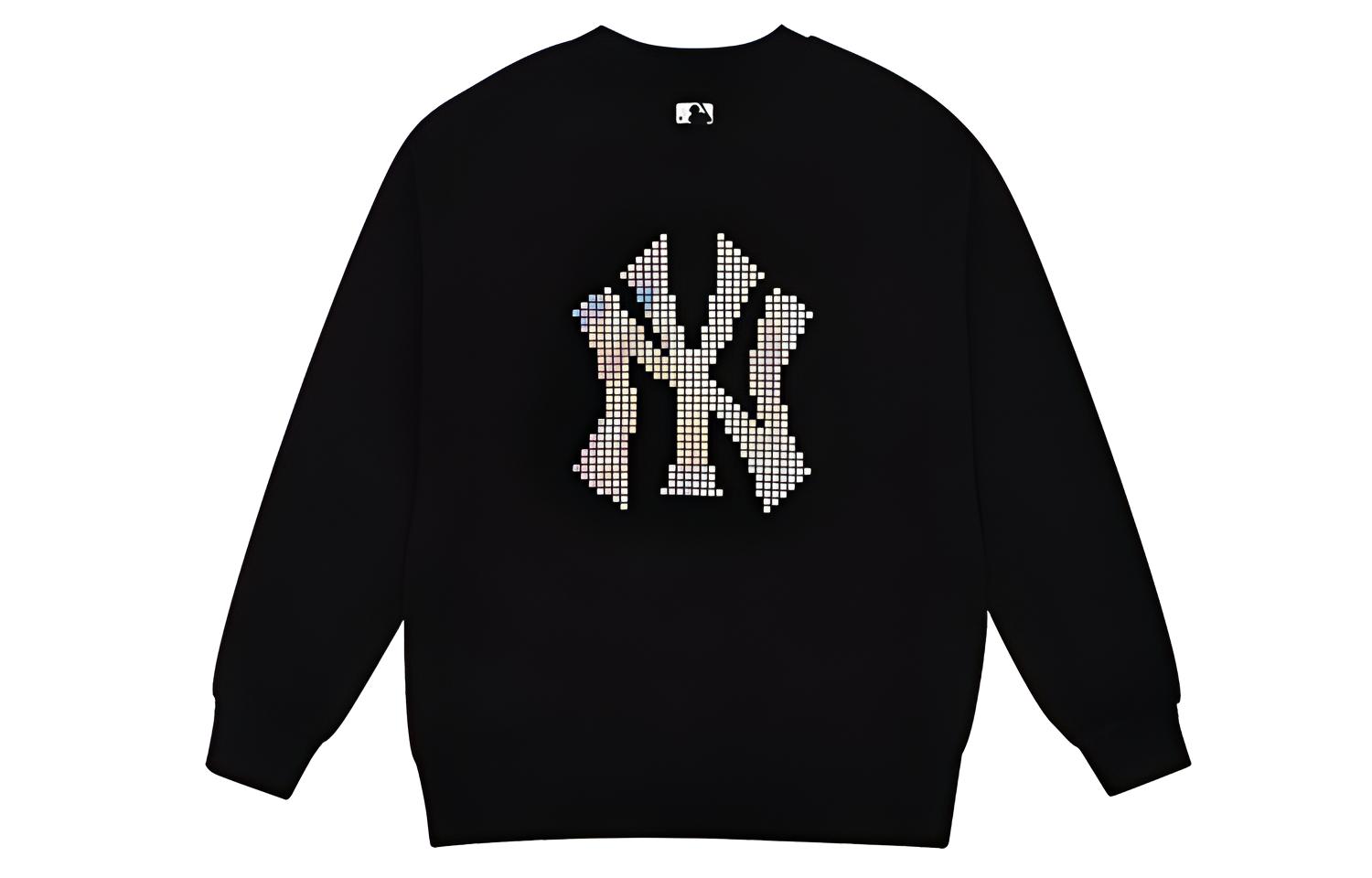 MLB Big Logo Crewneck Sweatshirt Unisex Black 31MTE1011-50L