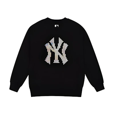 MLB Big Logo Crewneck Sweatshirt Unisex Black 31MTE1011-50L
