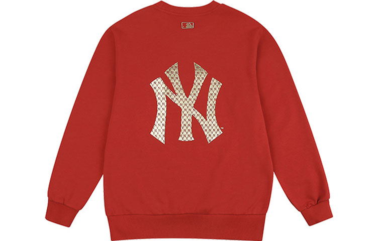 MLB Big Logo Crewneck Sweatshirt Unisex Red 31MTX7011