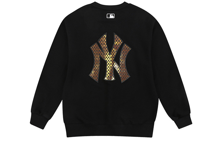 MLB Big Logo Printed Sweatshirt Unisex Black 31MT15941-50L