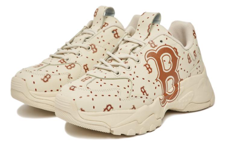 Lookbook MLB BigBall Chunky 防滑耐磨 低筒 老爹鞋 男女兩用 米黃