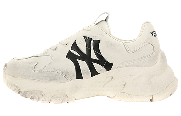 Buy MLB 復古厚底運動鞋 LA 道奇隊 低筒老爹鞋 男女款 米白色