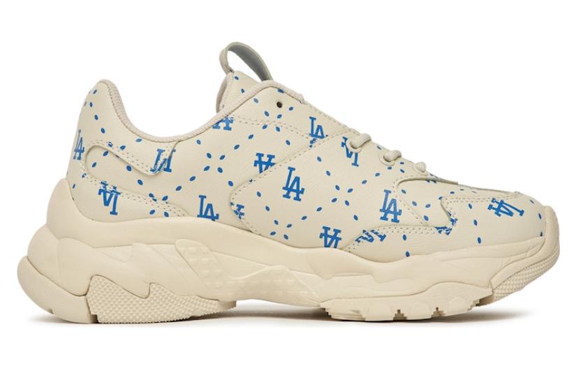 Order MLB Bigball Chunky Monogram LA Dodgers 'Beige Putih Biru' 3ASHMS13N-07IVS