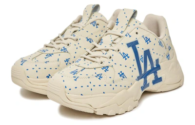 MLB Bigball Chunky Monogram LA Dodgers 'Beige White Blue'
