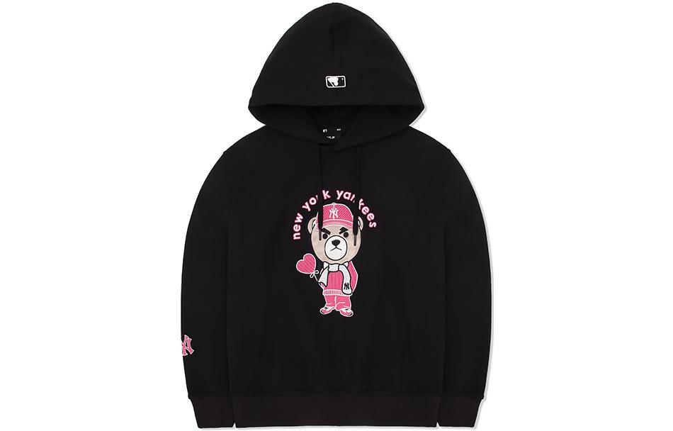 MLB Black Bear Graphic Long Sleeve Sweatshirt Unisex - Black 3AHDE0126-50BKS