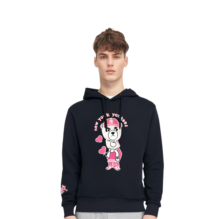 Details for MLB 블랙 베어 그래픽 긴팔 맨투맨 유니섹스 - 블랙 3AHDE0126-50BKS