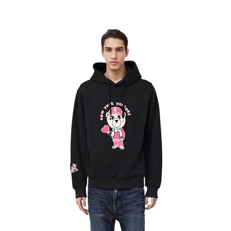 Sizing MLB 블랙 베어 그래픽 긴팔 맨투맨 유니섹스 - 블랙 3AHDE0126-50BKS