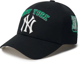 MLB Black Letter Embroidered Polyester Cotton Baseball Cap Unisex 3ACPV044N50BKS MLB Black Letter Embroidered Polyester Cotton Baseball Cap Unisex 3ACPV044N50BKS
