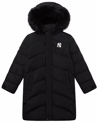 MLB 黑色紐約洋基隊標誌毛絨帽冬季羽絨外套 男女款. 3ADJEC616-50BKS Buy MLB 黑色紐約洋基隊標誌毛絨帽冬季羽絨外套 男女款. 3ADJEC616-50BKS