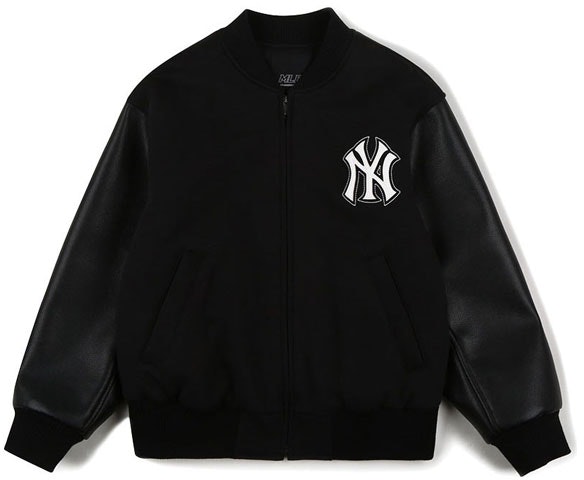 mlb-black-patchwork-crewneck-pullover-baseball-jacket-unisex-couple-style-31-jpu-9111-50-l