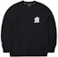 Order MLB Black Printed Crewneck Long-Sleeve Sweatshirt 3AMTX0114-50BKS