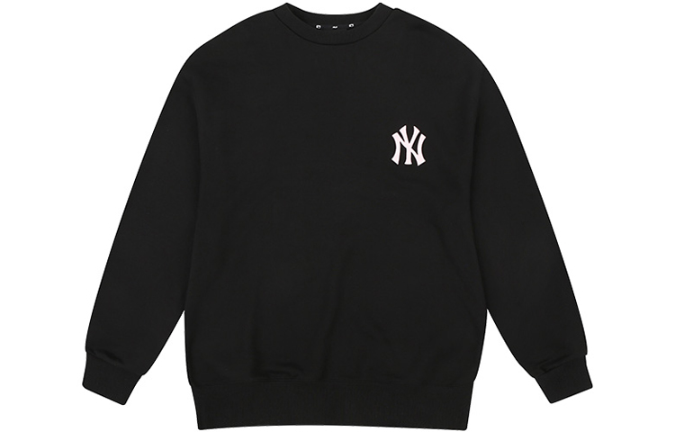 MLB Black Pullover Hoodie with Pink Logo and Back Letter Print Unisex 31MT21941-50X 圖 3