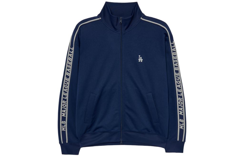 MLB Blue Letter Logo Relaxed Fit Varsity Jacket Unisex 3ATRB0434-07NYS