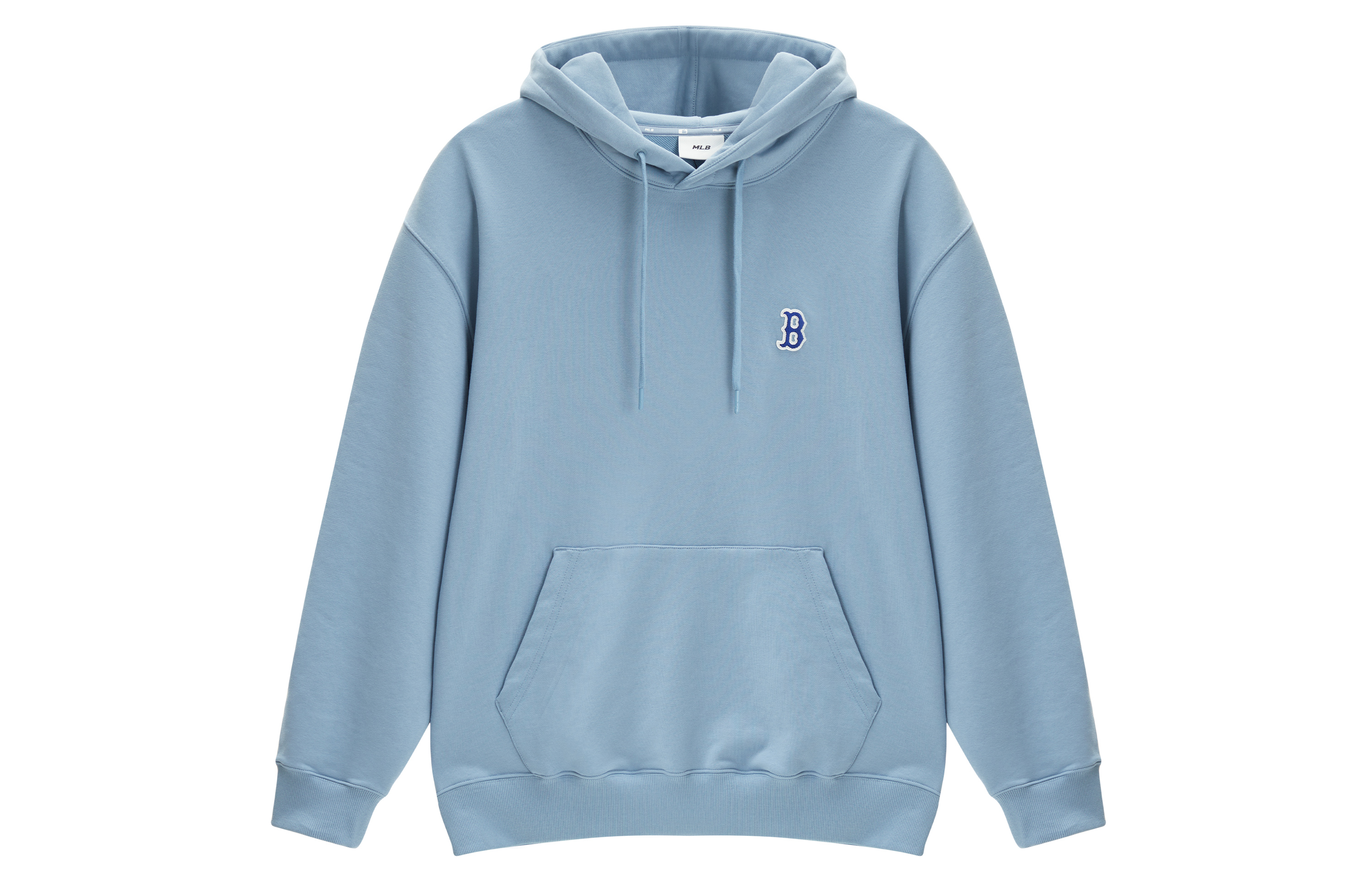 MLB Blue Loose-Fit Hoodie with Lettering and Pocket 3AHDB0134-43BLP