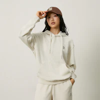 Details for MLB 波士頓紅襪 24FW 米白色連帽上衣 男女款長袖袋鼠口袋休閒帽T 3AHDB0144-43CRD