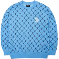 MLB Boston Red Sox All-over Logo Crewneck Sweatshirt Unisex Blue 3AMTM0421-43BLS MLB Boston Red Sox All-over Logo Crewneck Sweatshirt Unisex Blue 3AMTM0421-43BLS