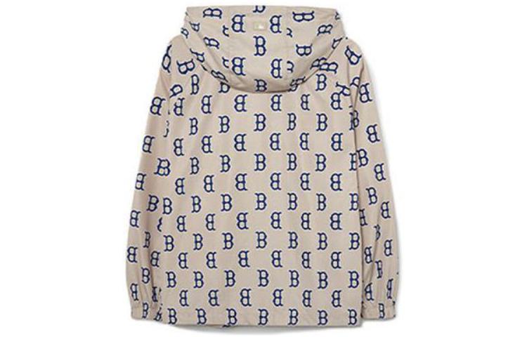 MLB Boston Red Sox All-Over Print Hoodie Jacket Unisex Beige 3AWJM0131-43BGL 圖 3