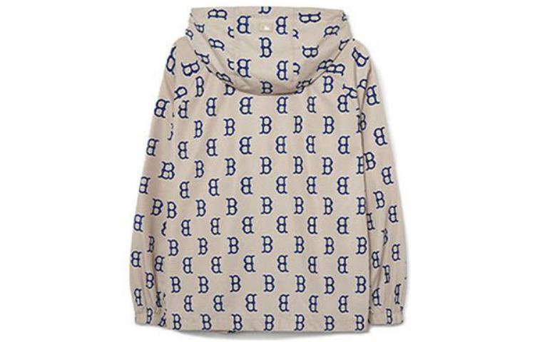 MLB Boston Red Sox All-Over Print Hoodie Jacket Unisex Beige 3AWJM0131-43BGL 圖 5