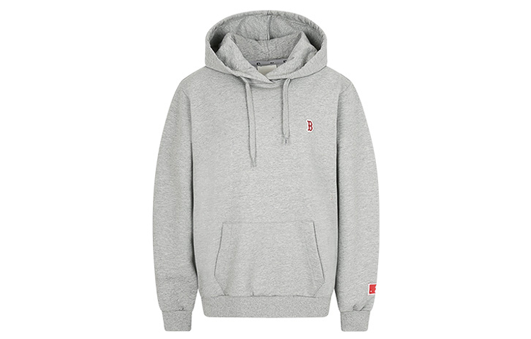 MLB Boston Red Sox Basic Embroidered Logo Gray Unisex Sweatshirt 31HD02011-43M