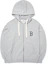 Order MLB 보스턴 레드삭스 베이직 로고 그레이 후드 집업 남녀공용 스웻셔츠 3ATRB0124-43MGD