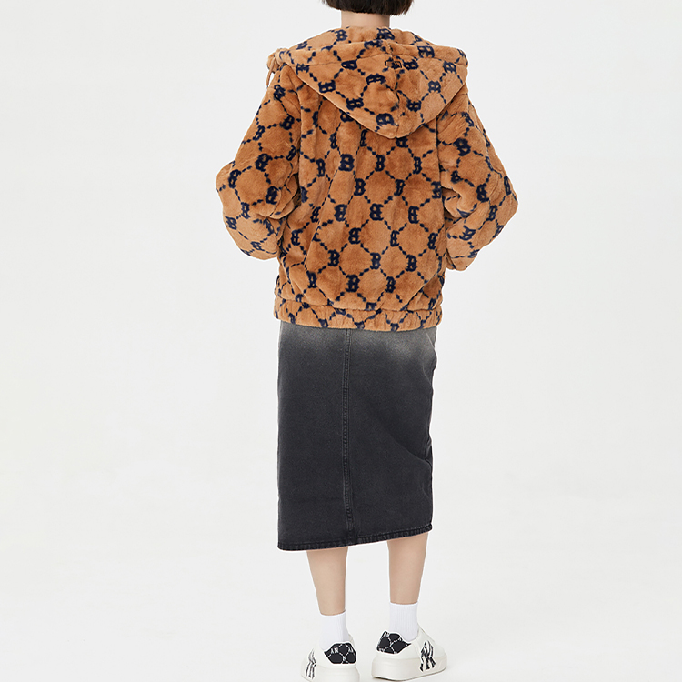 Purchase MLB Boston Red Sox Jaket Sherpa Fleece Hoodie Cokelat Tahan Angin Unisex. 3AFDM0226-43BGS