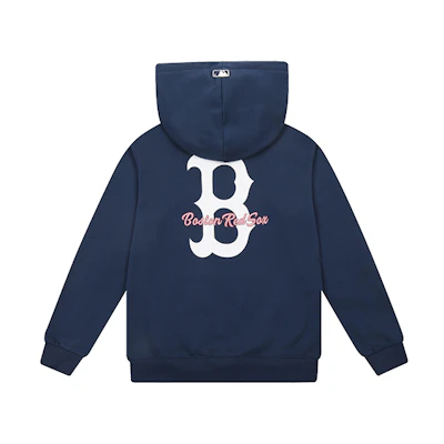 MLB Boston Red Sox Big Logo Embroidered Hoodie Unisex College Style 31HD08111-43N