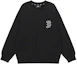 Lookbook MLB Boston Red Sox Black Crewneck Sweatshirt with Large Back Logo Unisex Vintage Style 3AMTO0226-43BKS
