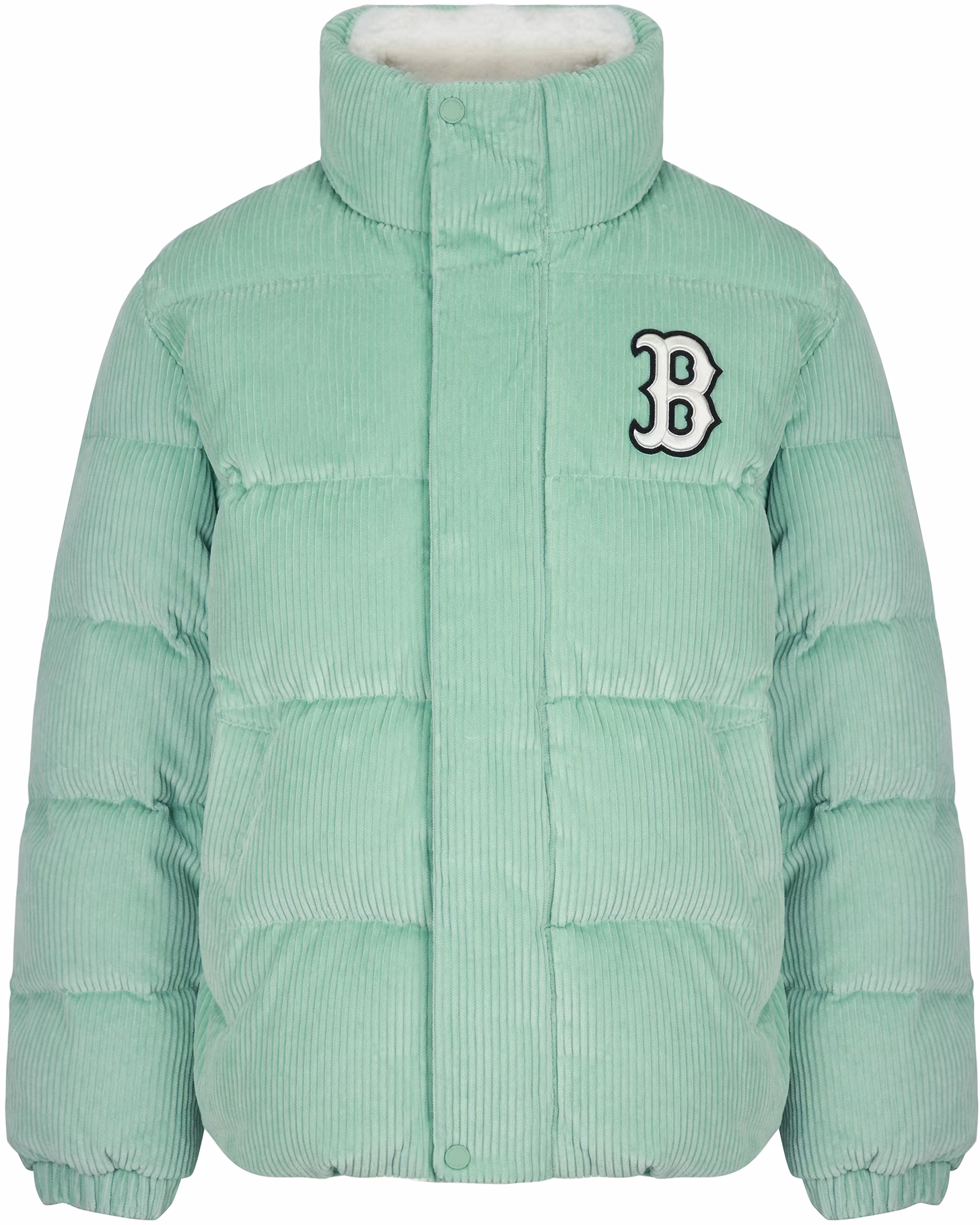 mlb-boston-red-sox-corduroy-puffer-jacket-winter-unisex-mint-green-short-coat-3-adjc-0116-43-mtl
