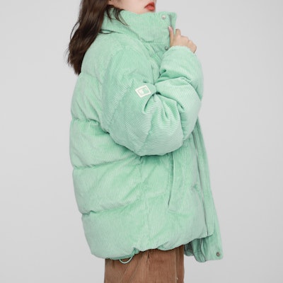 MLB 보스턴 레드삭스 코듀로이 패딩 재킷 민트 그린 윈터 숏코트 유니섹스 3ADJC0116-43MTL Details for MLB 보스턴 레드삭스 코듀로이 패딩 재킷 민트 그린 윈터 숏코트 유니섹스 3ADJC0116-43MTL