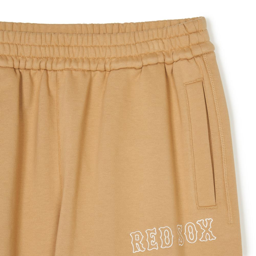 Details for Pantalones Casuales Unisex MLB Boston Red Sox Dia Monograma Camel 3APTM0244-43CAS