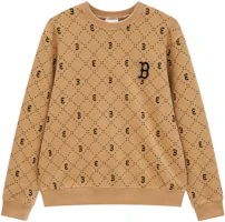 MLB Boston Red Sox Diamond Retro Knit Pullover Sweatshirt Beige Unisex 23FW 3AMTM0134-43CAL MLB Boston Red Sox Diamond Retro Knit Pullover Sweatshirt Beige Unisex 23FW 3AMTM0134-43CAL