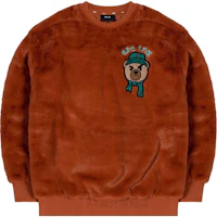 MLB Boston Red Sox Embroidered Bear Crewneck Sweatshirt Brown Unisex 3AMTE0126-43BRS MLB Boston Red Sox Embroidered Bear Crewneck Sweatshirt Brown Unisex 3AMTE0126-43BRS