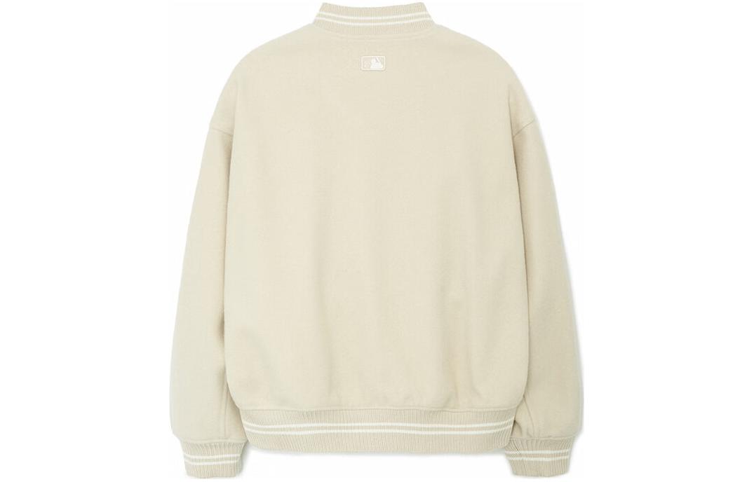 Lookbook MLB ボストンレッドソックス 刺繍ロゴ ベージュ ルーズフィット ユニセックス ジャケット 3AJPV0134-43BGL