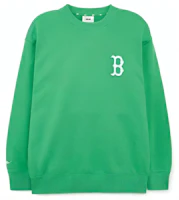 MLB Boston Red Sox Embroidered Loose Fit Crewneck Sweatshirt Green () 3AMTD0131-43GNS MLB Boston Red Sox Embroidered Loose Fit Crewneck Sweatshirt Green () 3AMTD0131-43GNS