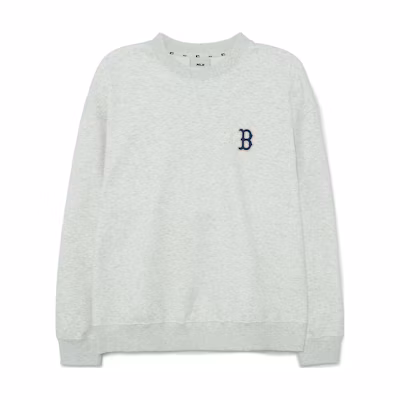 MLB Boston Red Sox Embroidered White Sweatshirt Unisex 3AMTB0336-43MGL