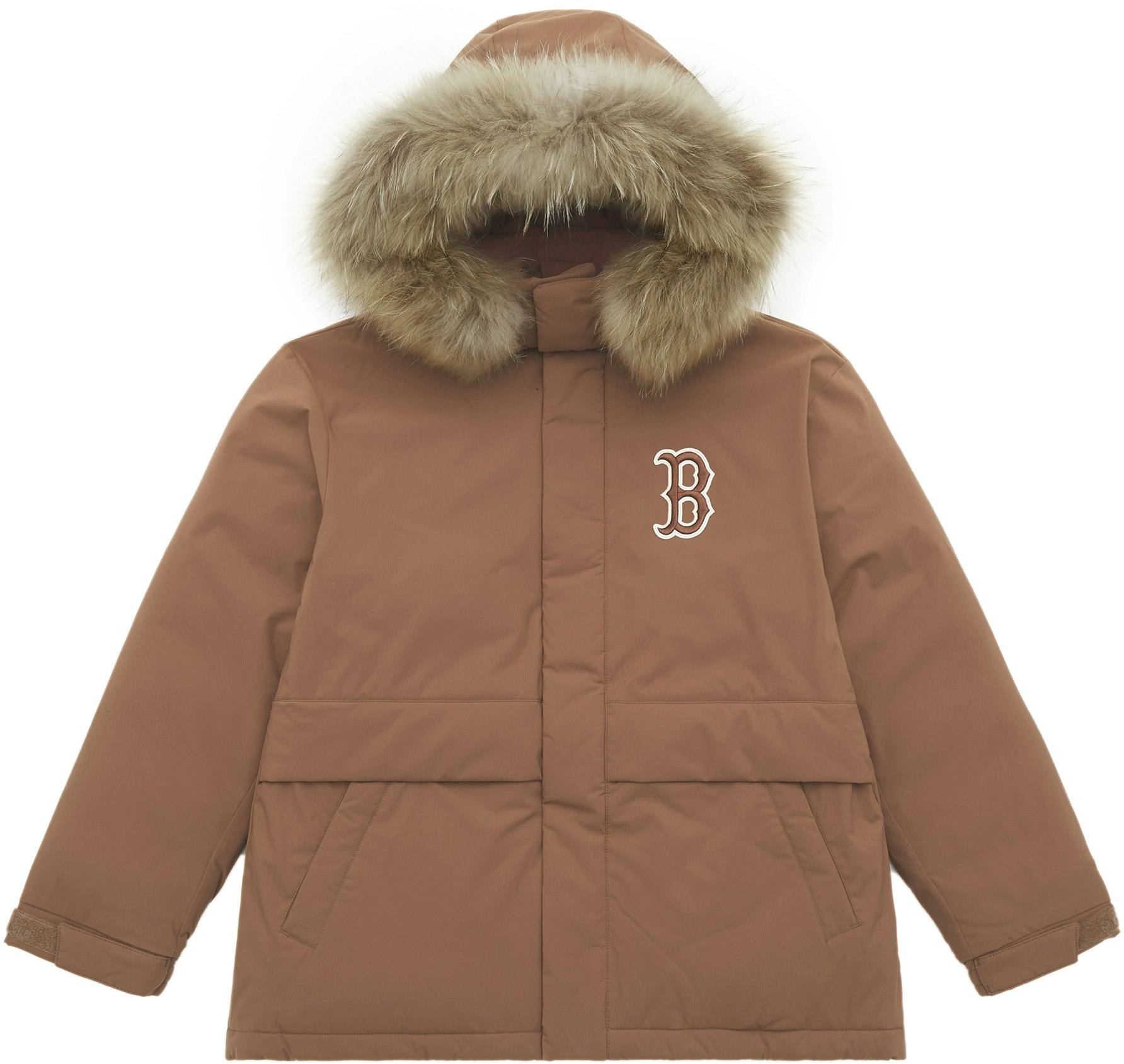 mlb-boston-red-sox-fw-24-unisex-brown-parka-with-detachable-hoodie-and-raccoon-fur-trim-3-adjec-736-43-brs