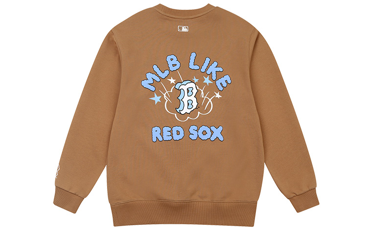 MLB Boston Red Sox Graffiti Cloud Lightning Hoodie Brown Unisex 31MT02041-43B