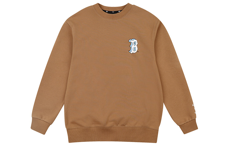 Lookbook MLB 보스턴 레드삭스 그래피티 클라우드 라이트닝 후디 브라운 유니섹스 31MT02041-43B