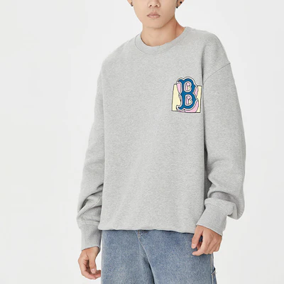 MLB波士頓紅襪圖案印花灰色長袖圓領男女款休閒衫 3AMTL0426-43MGS Purchase MLB波士頓紅襪圖案印花灰色長袖圓領男女款休閒衫 3AMTL0426-43MGS