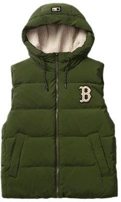 Chaleco con Capucha MLB Boston Red Sox Invierno Unisex Verde Militar 31DV02061-43K Order Chaleco con Capucha MLB Boston Red Sox Invierno Unisex Verde Militar 31DV02061-43K