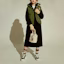 Shop Chaleco con Capucha MLB Boston Red Sox Invierno Unisex Verde Militar 31DV02061-43K