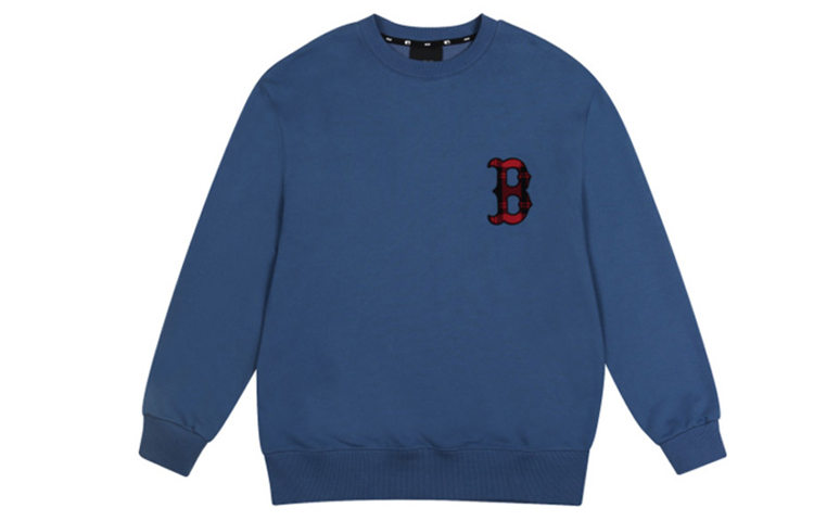 MLB Boston Red Sox Letter Logo Sweatshirt Unisex Blue 31MTE2041-43U
