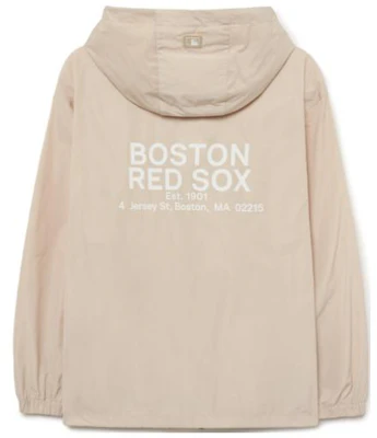 MLB 波士頓紅襪印花拉鍊連帽衫卡其色男女休閒衛衣 3AWJB0731-43BGL Order MLB 波士頓紅襪印花拉鍊連帽衫卡其色男女休閒衛衣 3AWJB0731-43BGL
