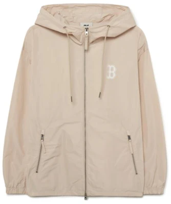 MLB 波士頓紅襪印花拉鍊連帽衫卡其色男女休閒衛衣 3AWJB0731-43BGL Lookbook MLB 波士頓紅襪印花拉鍊連帽衫卡其色男女休閒衛衣 3AWJB0731-43BGL