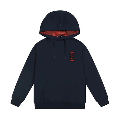 MLB Boston Red Sox Lettering Hoodie Unisex Casual Deep Blue 31HDE1041-43N