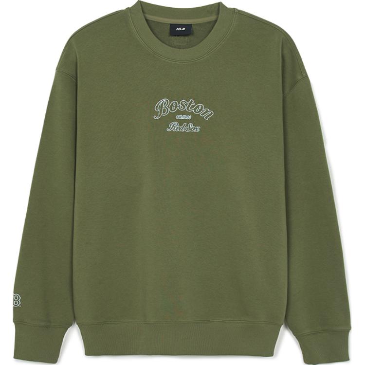 MLB Boston Red Sox Lifestyle Graphics Unisex Crewneck Sweatshirt Khaki 3AMTN1044-43KAP