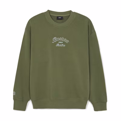 MLB Boston Red Sox Lifestyle Graphics Unisex Crewneck Sweatshirt Khaki 3AMTN1044-43KAP