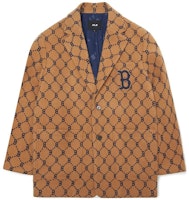 MLB Boston Red Sox Logo All-Over Blazer Khaki Unisex 3AJKM0124-43BGD MLB Boston Red Sox Logo All-Over Blazer Khaki Unisex 3AJKM0124-43BGD