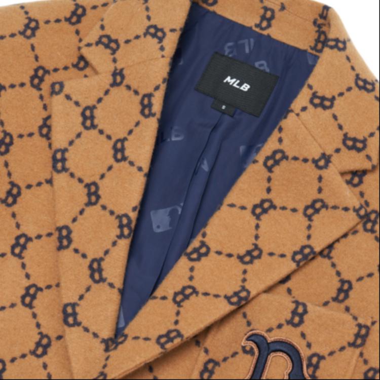 Purchase MLB ボストンレッドソックス ロゴ オールオーバーブレザーカーキ ユニセックス 3AJKM0124-43BGD