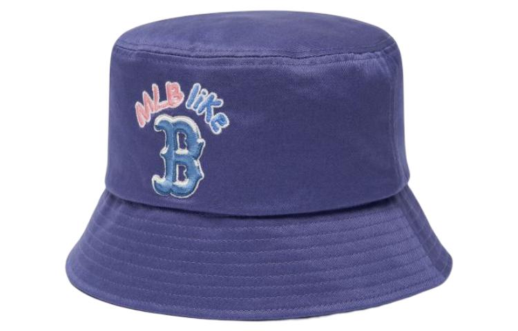 MLB Boston Red Sox Logo Embroidered Cotton Bucket Hat Unisex 3AHT0351N-43NYL